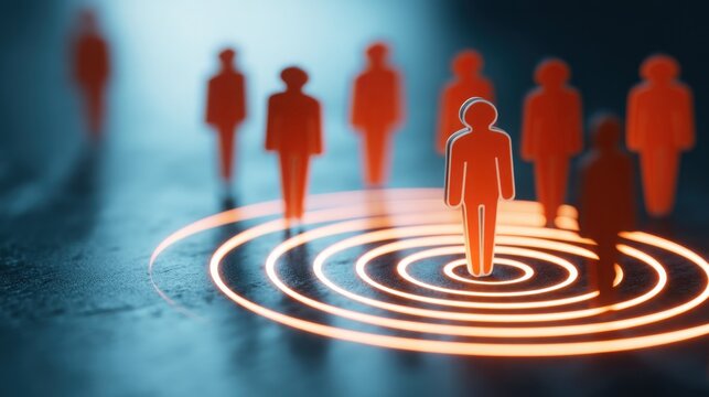 Person standing confidently in front of a symbolizing focus on microtrend insights and early movement recognition