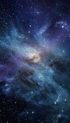 Fototapeta premium underwater space galaxy background photo.