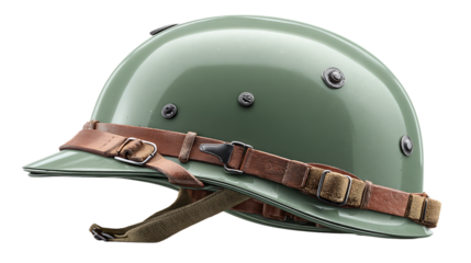 Vintage Military Helmet Green Protective Headgear War Relic Historical Artifact Military Eq