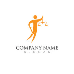justice law Logo Template