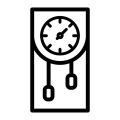 clock Line Icon