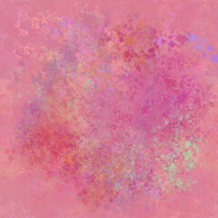 Multicolored transparent small blots, spots, blots, splashes, smudges Abstract blurry painted seamless pattern in spring delicate pink purple tones Grunge gradient effect Grainy multicolor background