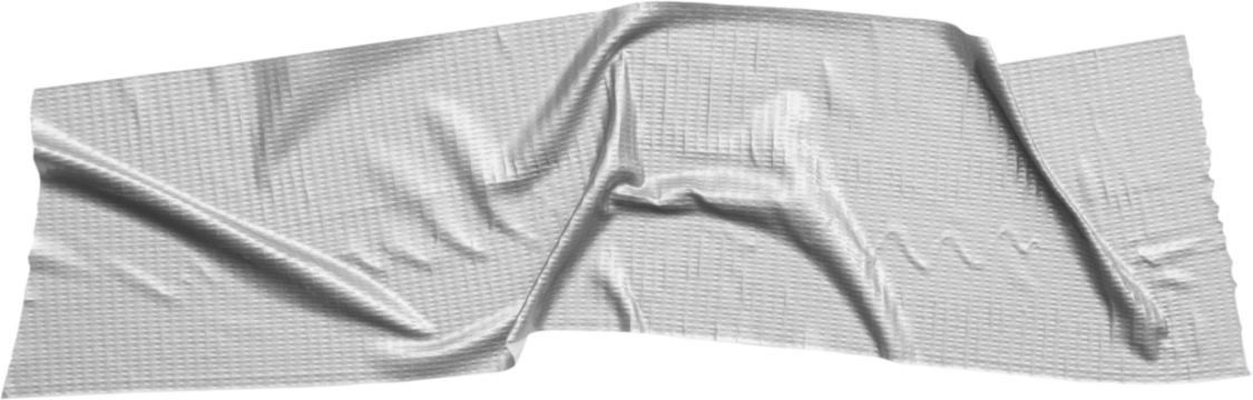 Gray adhesive sticky tape isolated on white background