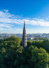 Fototapeta premium Baochu Pagoda, West Lake Scenic Area, Hangzhou, Zhejiang, China