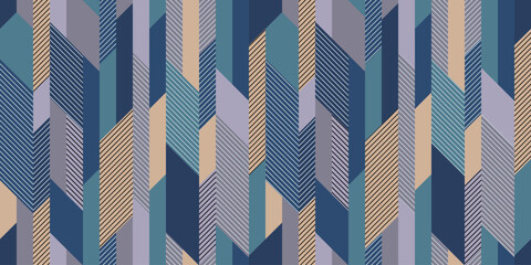 Geometric illustration background. Seamless pattern.Vector. 幾何学イラストパターン　背景素材
