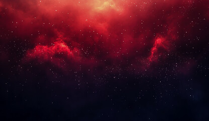 Fototapeta premium Grainy textured abstract background in red and black, with a vintage, cinematic feel.