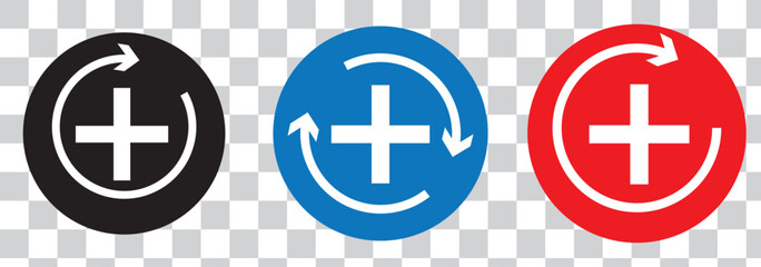 Obraz premium health recovery icon vector