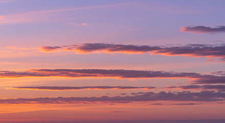 Colorful Clouds at Sunset
