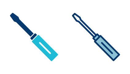 Screwdriver icon vector isolated on white background. Screwdriver vector icon