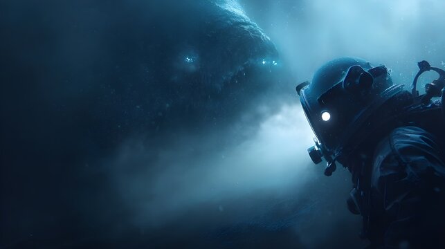 Experience Underwater Adventure With Elite Deep Sea Diver Battling Crushing Ocean Pressures For Cinematic Thrills