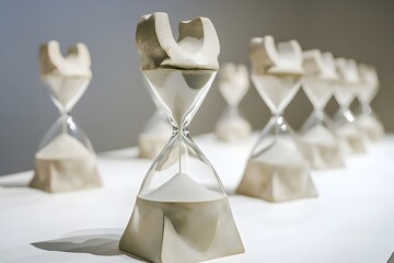 Sculptural sand timers