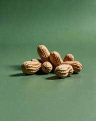 A simple yet elegant display of peanuts.