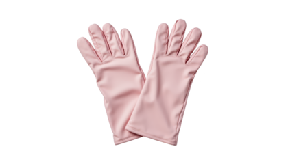 Pink gloves on black, a study in color, texture, and protective function pink