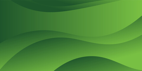 Abstract green wavy background. Ilustration vector EPS 10