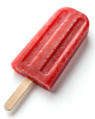 red popsicle with smooth glossy finish