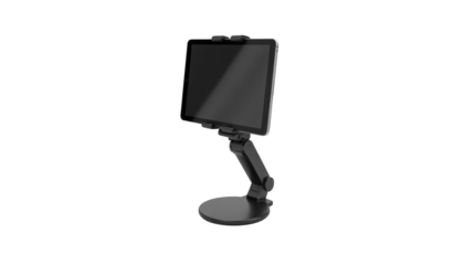 Enhance your workspace, a sleek black ipad stand for modern productivity sleek