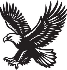 Obraz premium eagle vector illustration, eagle in a white background