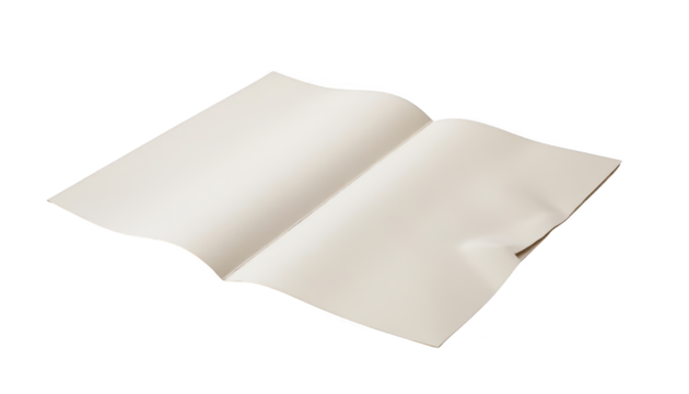 Open book on a black background, symbol of knowledge and learning open
