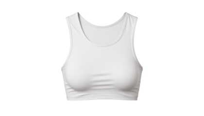 Chic white crop top with a scooped back, versatile summer fashion essential stylish