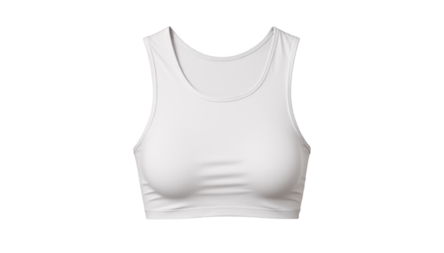 Chic white crop top with a scooped back, versatile summer fashion essential stylish