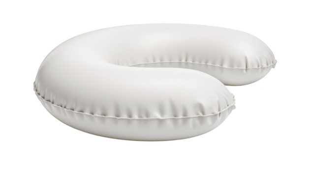 Closeup of two pristine white pillows, a serene invitation to restful sleep soft
