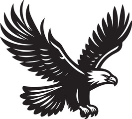Fototapeta premium eagle vector illustration, eagle in a white background