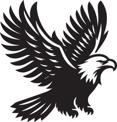 Obraz premium eagle vector illustration, eagle in a white background
