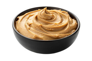 Isolated sweet vanilla cream dessert in a bowl