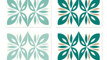 Elegant Two-Color Geometrical Ornament Seamless Pattern for Professional Designs