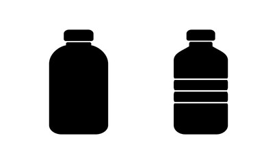 Bottle icon logo design. bottle sign and symbol