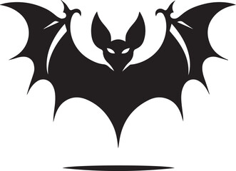 Obraz premium halloween bat vector illustration, halloween decorative elements