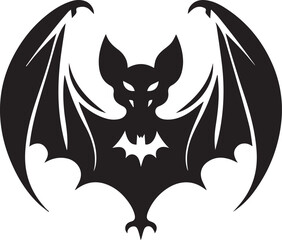 halloween bat vector illustration, halloween decorative elements