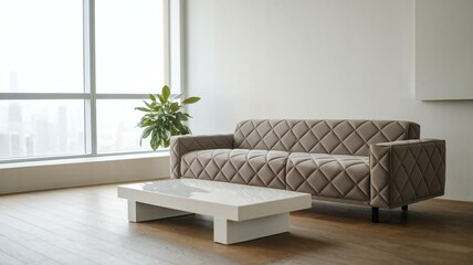 Fototapeta premium modern living room with sofa