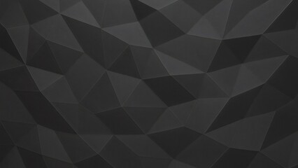 Obraz premium Minimalist gray geometric background with triangle poly design on a rough texture. 
