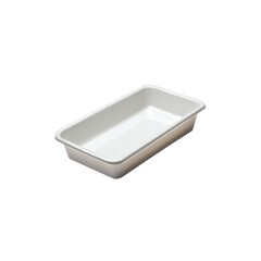 White Rectangular Plastic Storage Container or Tray