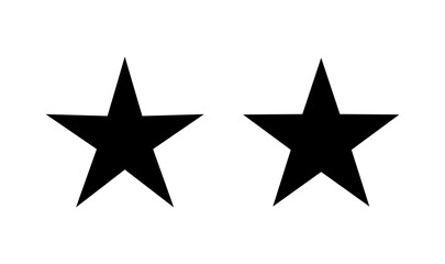 Obraz premium Star icon logo design. rating sign and symbol. favourite star icon