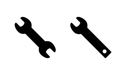 Wrench icon logo design. repair icon. tools sign and symbol