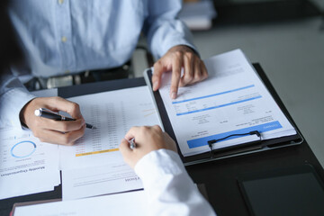 Business People Meeting Design Ideas professional investor working new start up project. Concept. business planning in office.