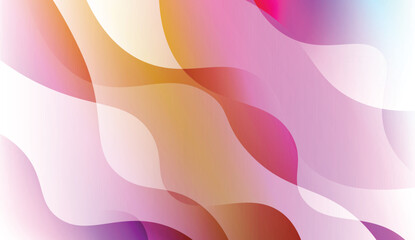 Template Modern Background With Curves Lines. For Elegant Pattern Cover Book. Vector Illustration with Color Gradient.