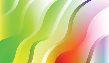 Wavy Background. For Flyer, Brochure, Booklet And Websites Design Vector Illustration with Color Gradient.