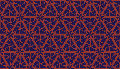 Decorative pattern with triangles style. Vector illustration. For fashion print, scrapbooking page, flyer design.
