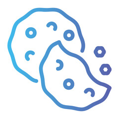 cookie Line Gradient Icon