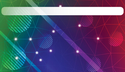 Decorative pattern with triangles, line, circle, space for text style. For your home interior wallpaper, fashion print. Vector illustration. Abstract Gradient Soft Colorful Background.