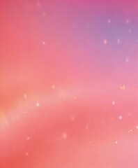 Obraz premium Bright coral holographic gradient with pastel rainbow undertones Sparkling, vibrant effect , art, summer, rainbow