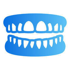 teeth Gradient icon