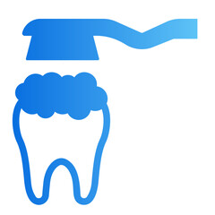 toothbrush Gradient icon