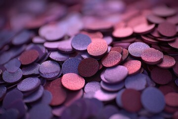 Abstract circular confetti