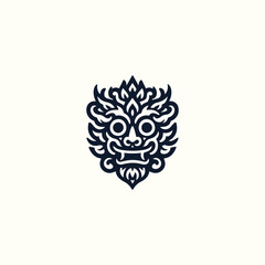 Barong mask logo