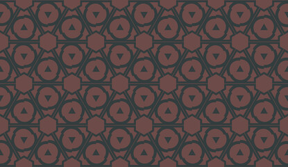 Curved line in triangles style. Vector illustration. For interior wallpaper, smart design, fashion print.