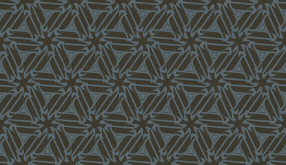 Decorative background with triangles. Curved lines. Vector illustration. Bright background for poster, banner, flyer